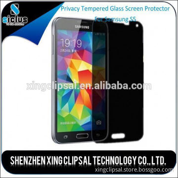 180 degree 0.33mm 2.5D Premium Privacy Tempered Glass Screen Protector for Samsung S5